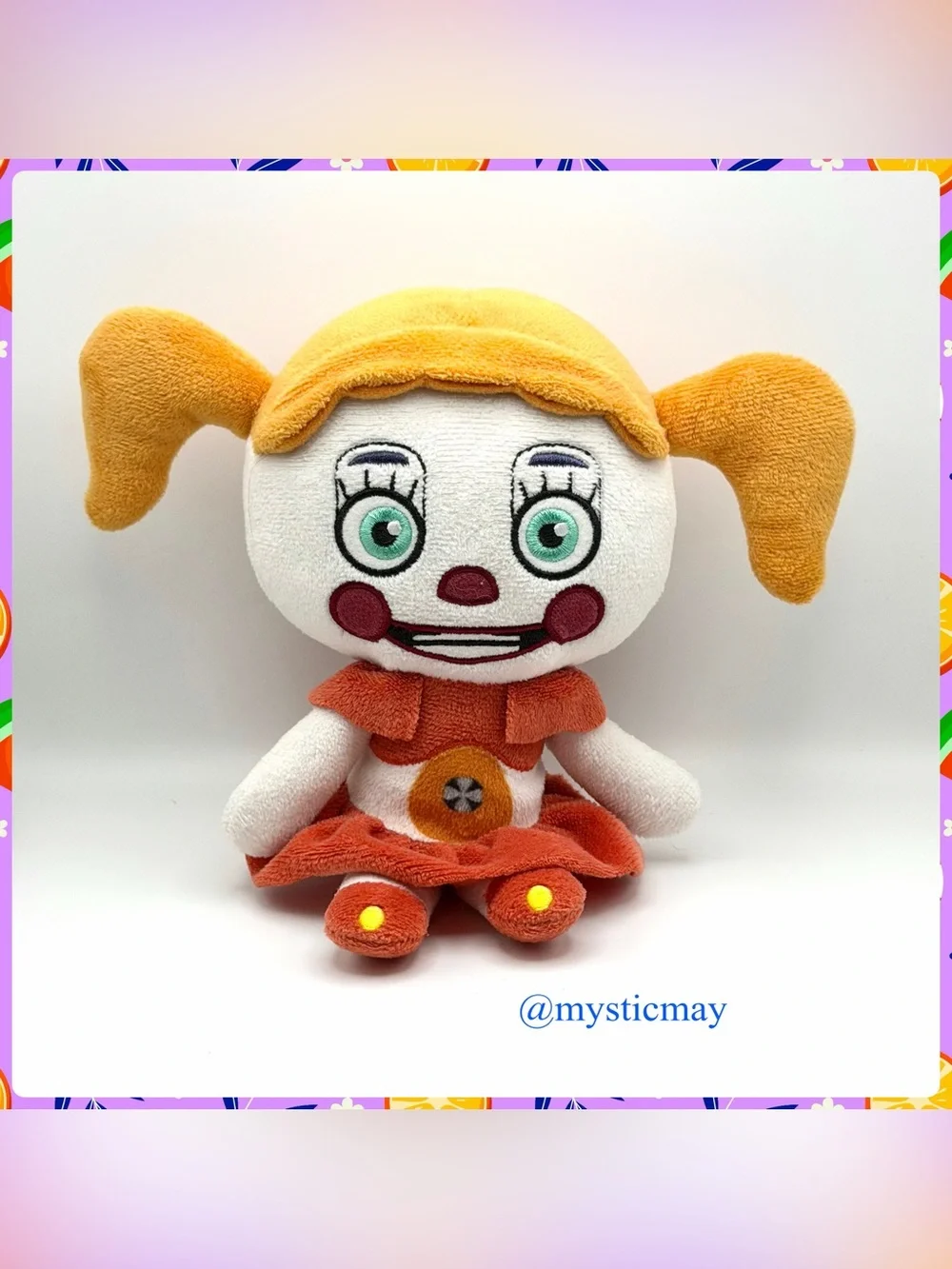 2017 Funko 9” Tall CIRCUS BABY PLUSH Five Night at Freddy’s Sister Location Doll